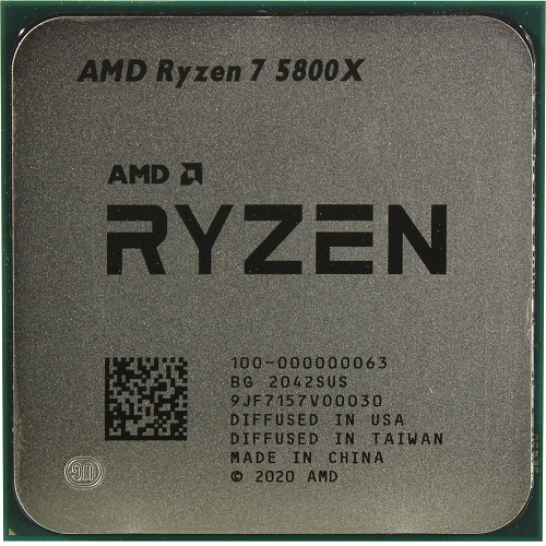 CPU AMD Ryzen 7 5800X 